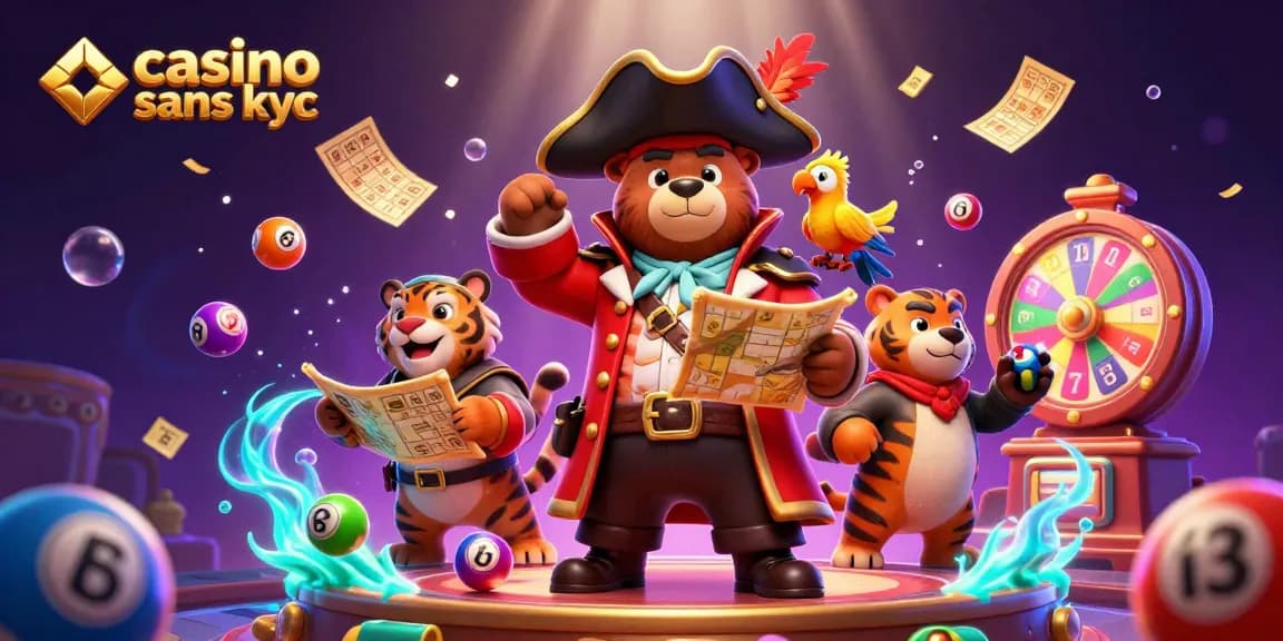 Joignez-vous à l'excitation avec le casino sans KYC, offrant des jeux animés sans vérification d'identité.