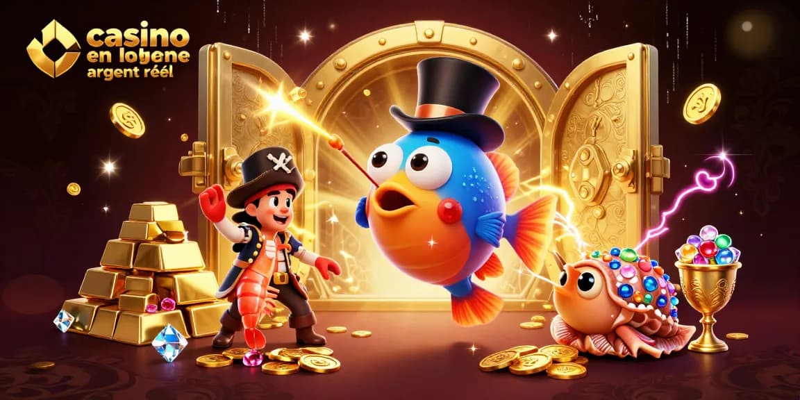 Jouez à casino en ligne argent réel avec des personnages sous-marins riches en trésors