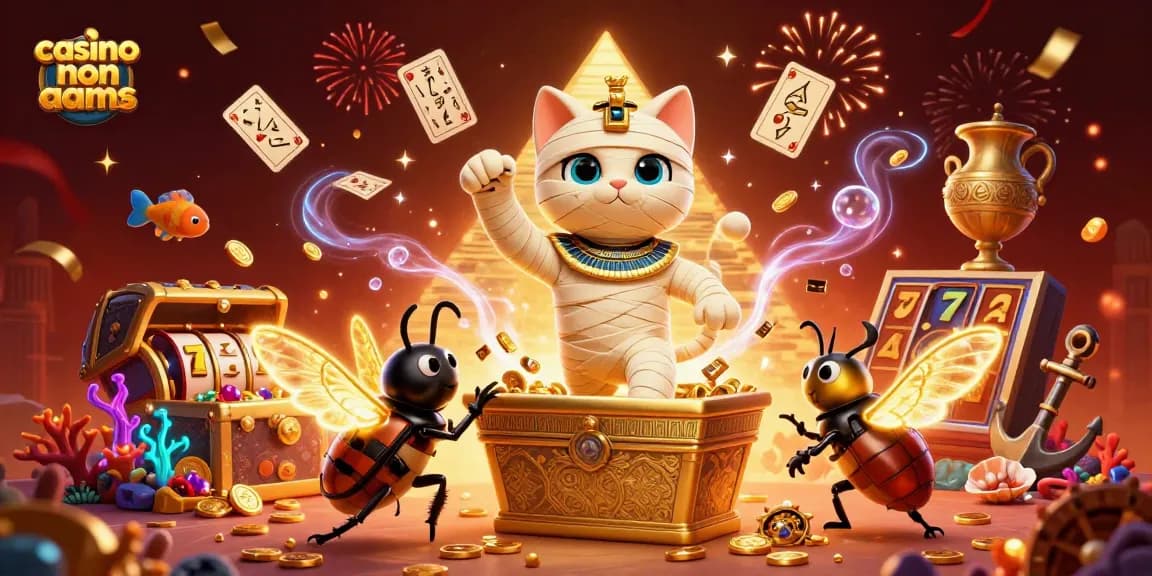 Scopri il divertimento nei casino non AAMS con una mummia egizia e giochi emozionanti.