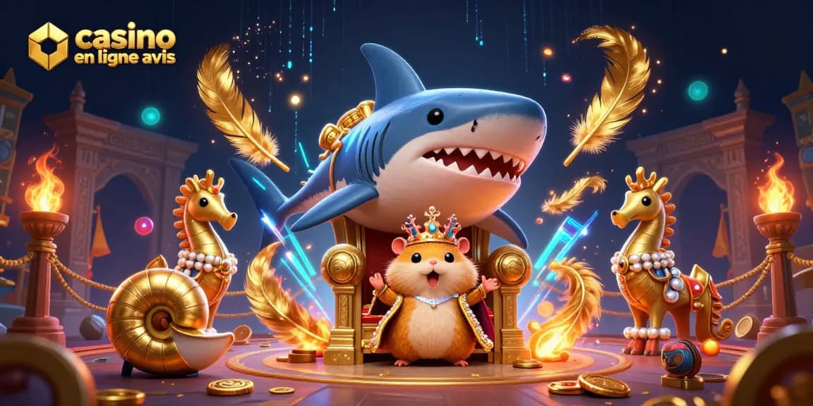 Un aperçu de casino en ligne avis avec des personnages 3D captivants, des effets magiques et des jetons éparpillés