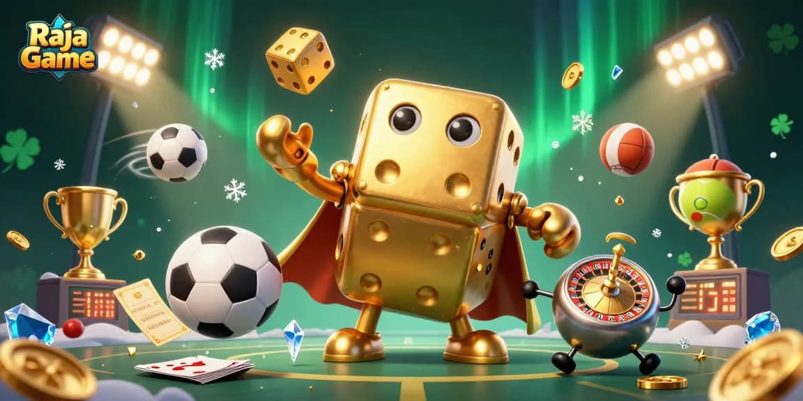 Engage with Raja Game's thrilling experiences while immersing in dynamic 3D gambling elements.