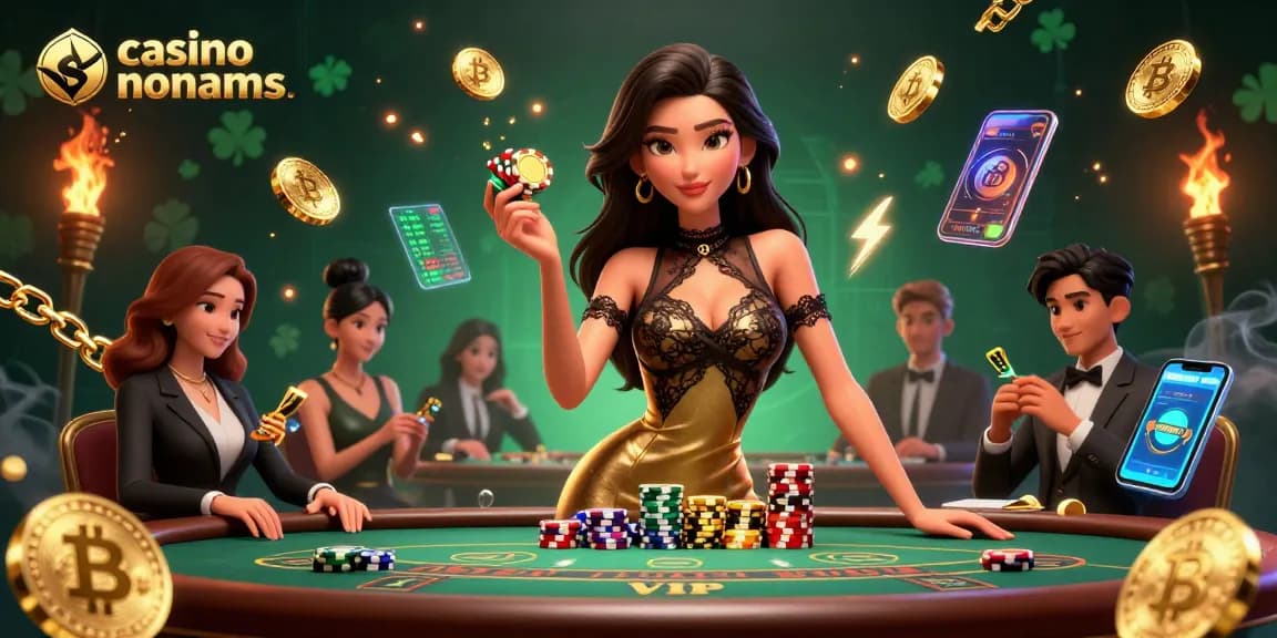 Vivi l'emozione in un casinò non AAMS con fiches d'oro di alto valore a un tavolo di baccarat VIP.