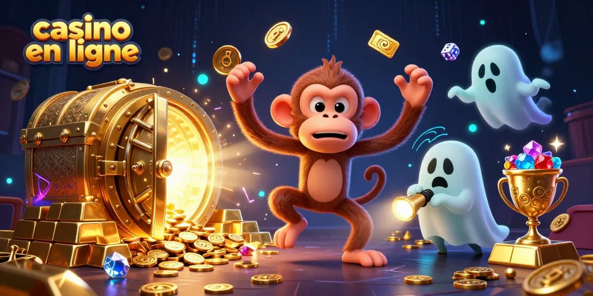 Plongez dans l'univers des jeux avec casino en ligne, où une scène animée captive les joueurs.