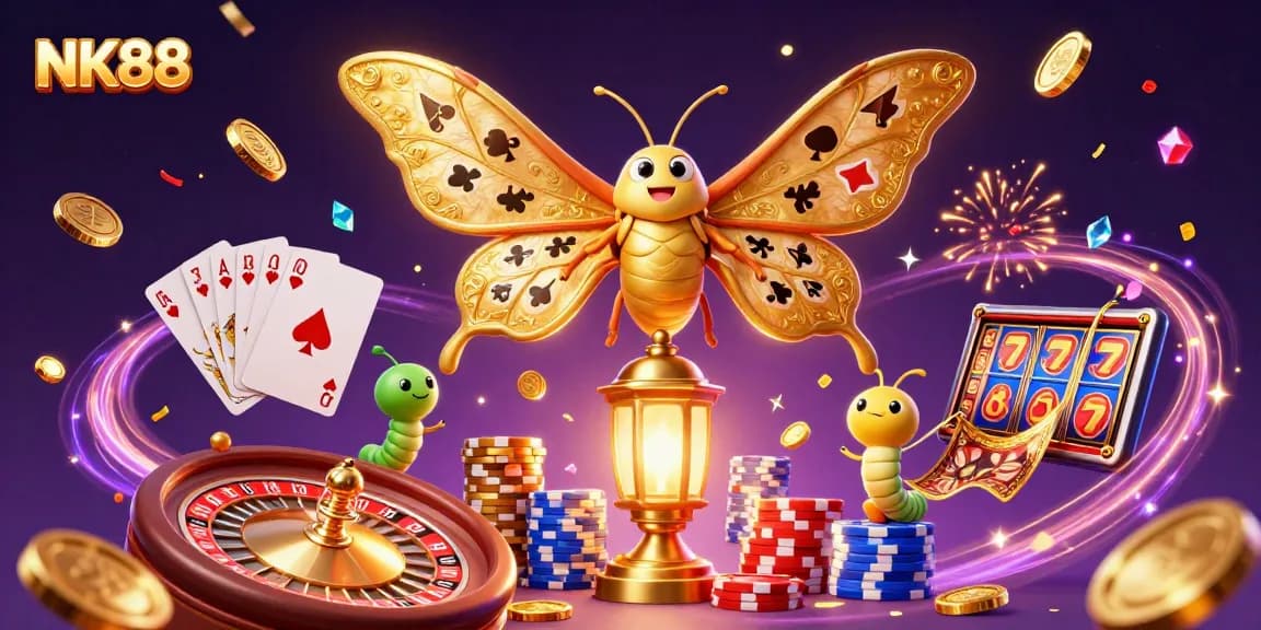 Experience winning thrills at NK88 with a lively casino adventure featuring vibrant characters and dynamic gaming elements