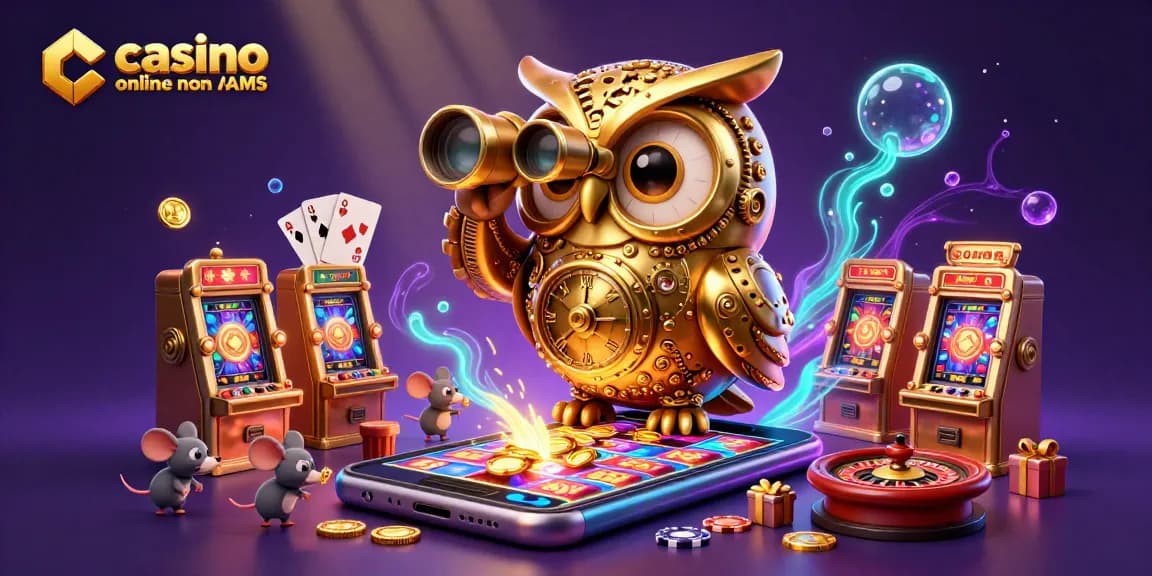 Giocatori si divertono con il casino online non AAMS tra slot e premi scintillanti.