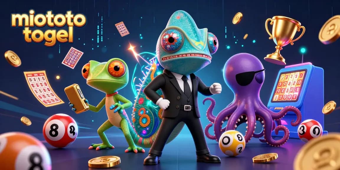 Participate in exciting miototo togel lottery games featuring vibrant characters and dynamic elements.