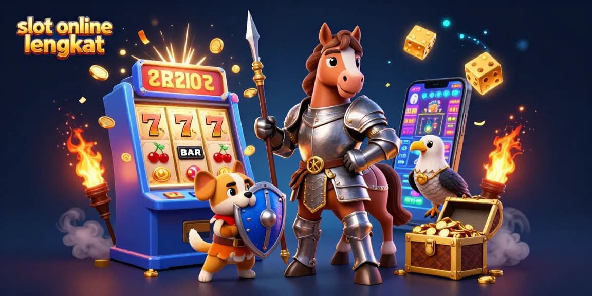 Engage with the slot online lengkap experience featuring vibrant characters, bursting jackpots, and colorful casino elements.