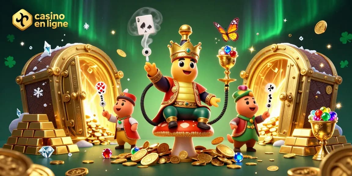 Jouez à des jeux de casino en ligne avec une richesse de trésors et d'animations captivantes.
