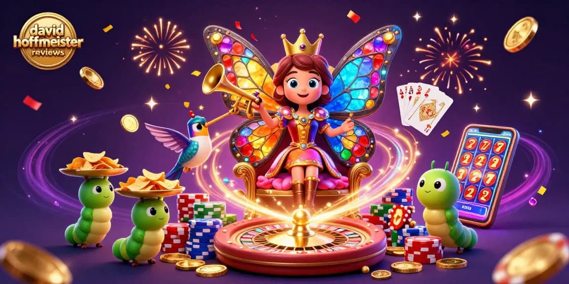 Spin to win with this vibrant scene highlighting david hoffmeister reviews in an enchanting casino!