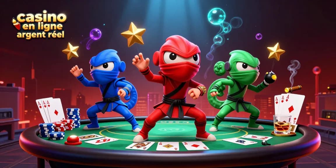 Apprenez les stratégies de jeu sur le casino en ligne argent réel avec cette illustration intrigante.