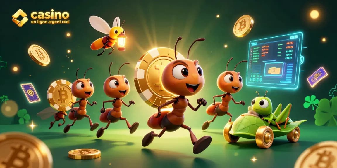 Affrontez les défis des casinos en ligne argent réel avec une équipe dynamique d'ants !