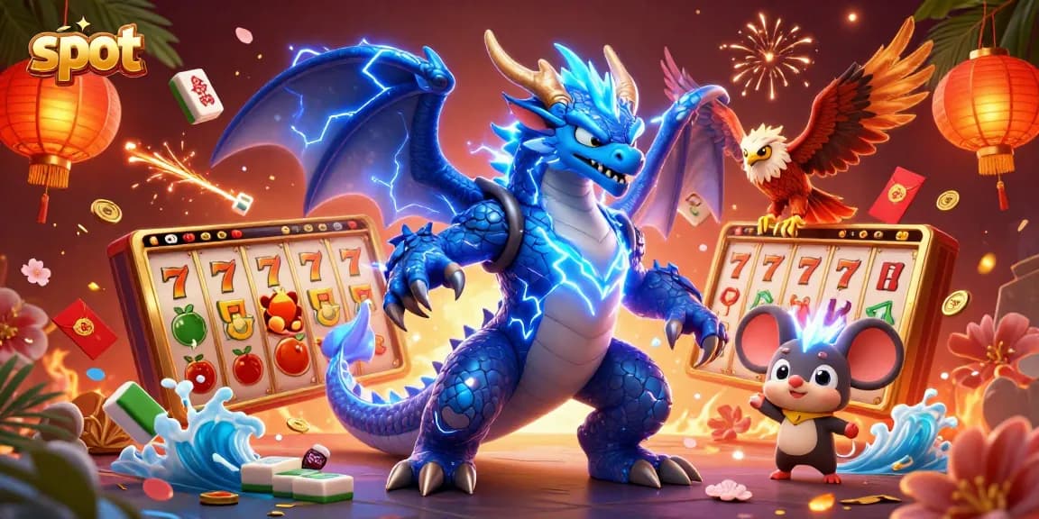 Menangkan slot dengan simbol keberuntungan dan karakter fantastis dalam ilustrasi 3D yang menakjubkan.