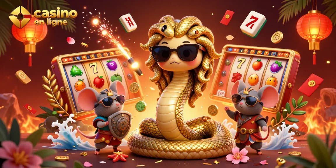 Jouez à des jeux passionnants dans un casino en ligne dynamique avec des personnages vivants et des décorations festives.