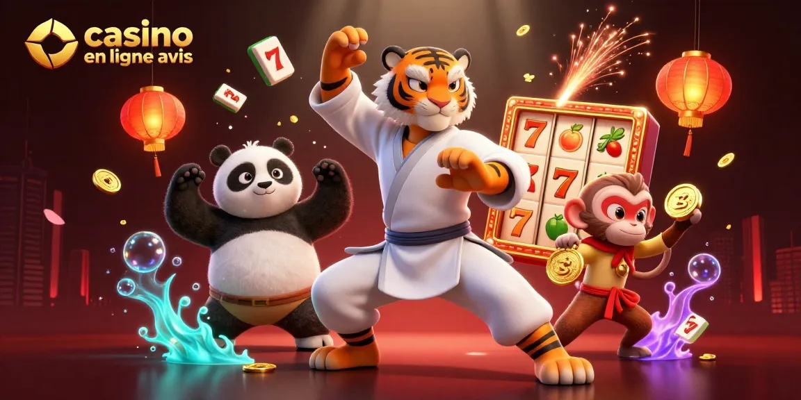 Célébrez l'univers des jeux avec notre illustration "casino en ligne avis", rendant hommage aux machines à sous et aux traditions asiatiques.