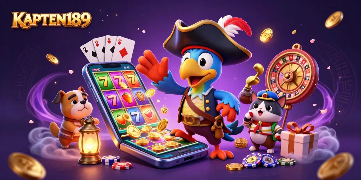 KAPTEN189 hadir di dunia slot online gacor dengan karakter seru dalam suasana permainan yang menarik.