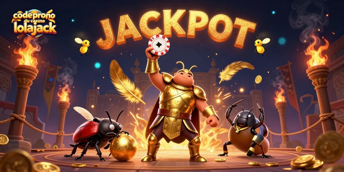 Actionner avec le code promo du casino lolajack pour remporter le jackpot en jouant avec des machines à sous.