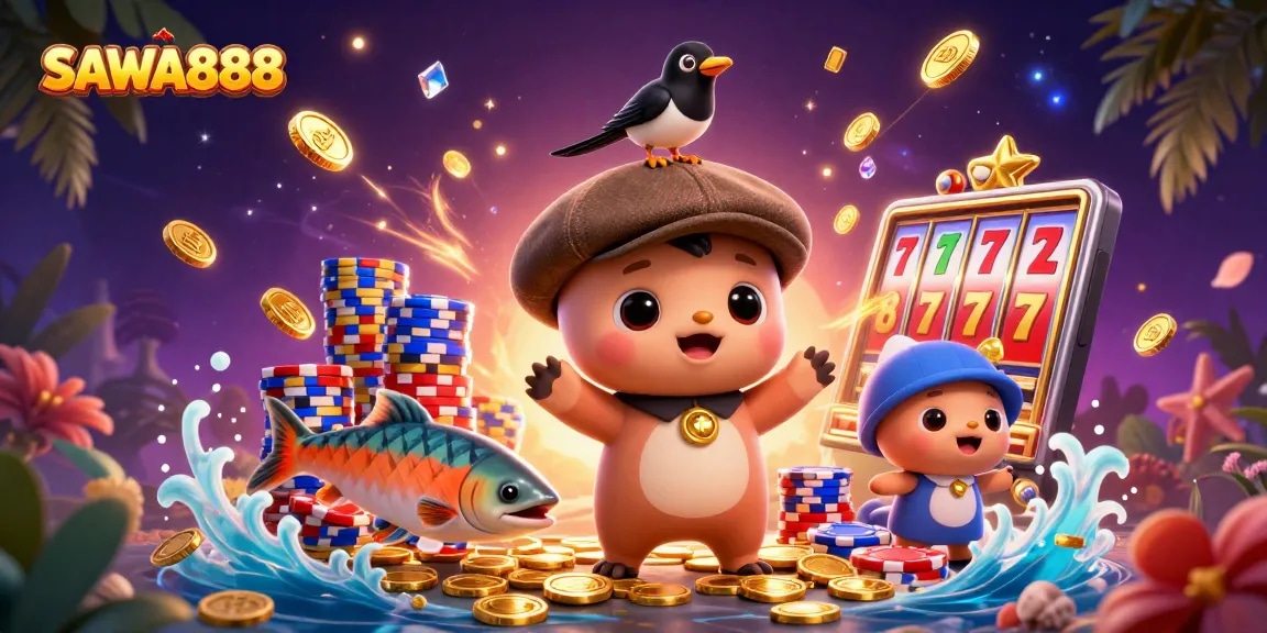 SAWA888 features exciting gameplay with vibrant characters and dynamic casino elements for thrilling experiences.