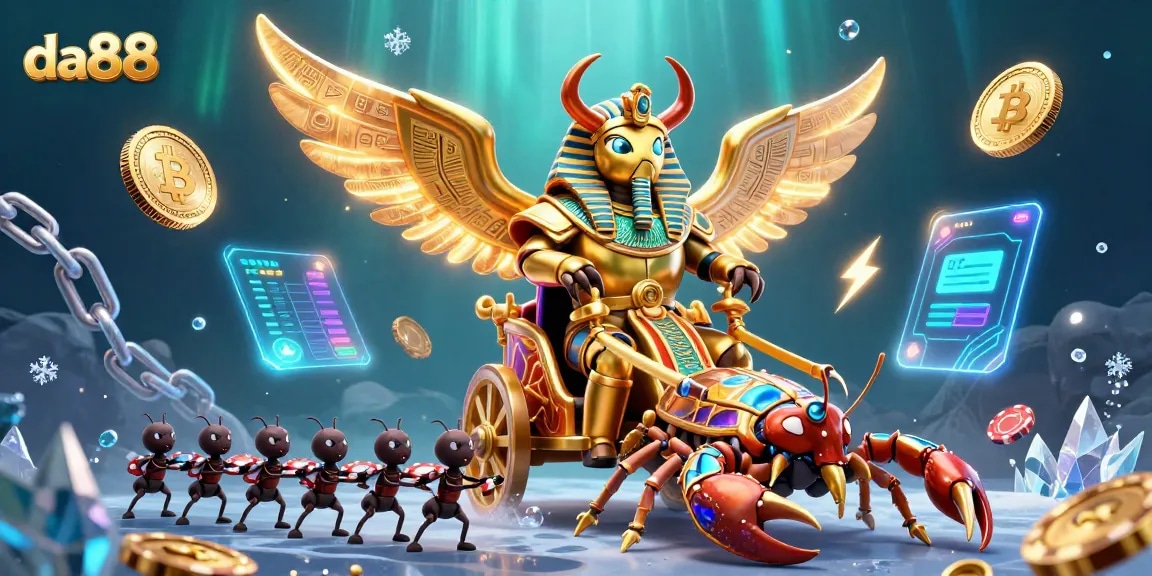Winning at da88 with spectacular casino elements and vibrant 3D art showcasing exciting gameplay.