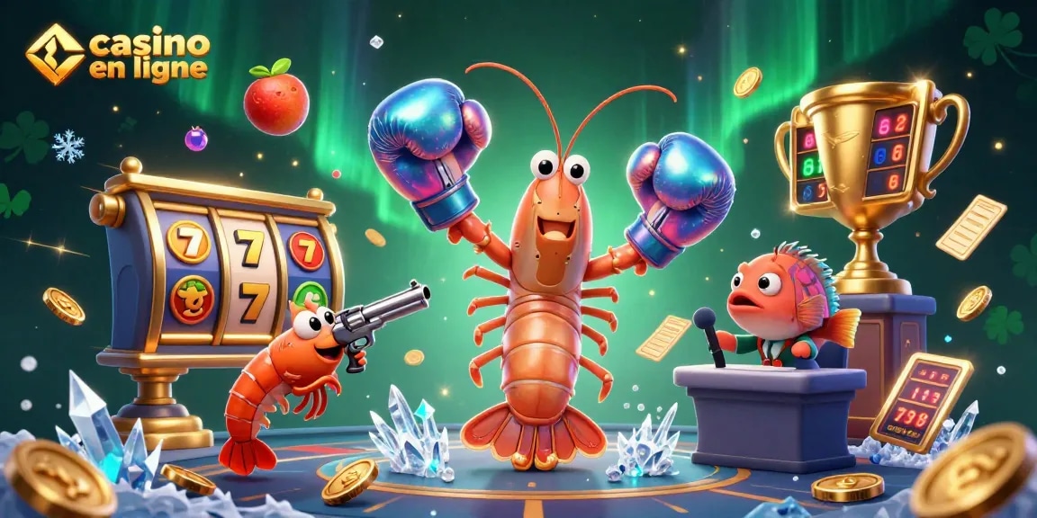 Engage in thrilling action with the casino en ligne scene featuring vibrant characters and dynamic slot elements.