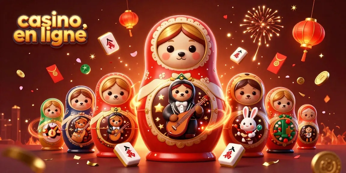 Ressentez l'excitation avec casino en ligne et des ours déguisés en croupiers dans une scène magique.
