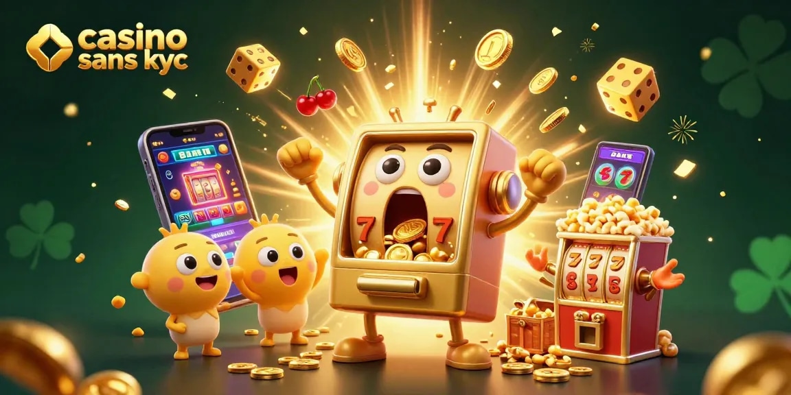 Gagnez avec le casino sans KYC en jouant à des machines à sous animées avec jackpot !