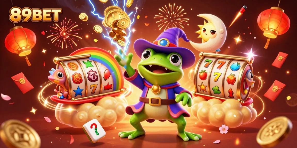 Experience the thrill at 89BET with golden coins and vibrant slot reels. Join the fun!