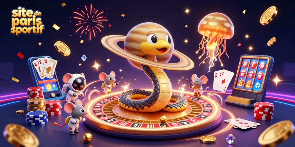 Placez vos paris sportifs sur le site de paris sportif avec un serpent Saturne et des événements captivants.