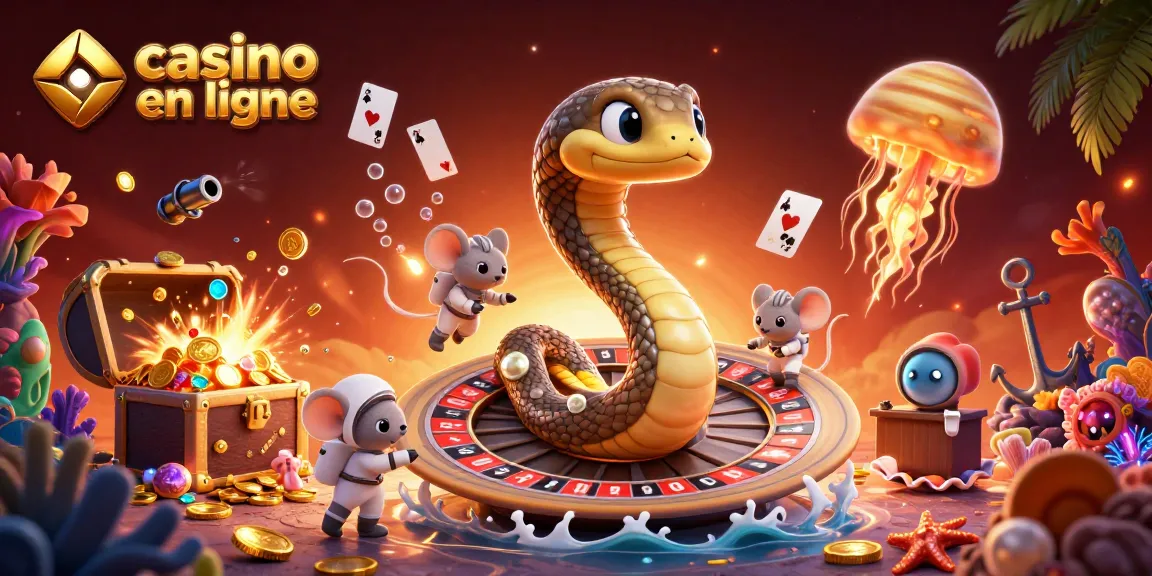Jouez dans un casino en ligne captivant avec une scène magique d'astronautes et d'éléments ludiques.