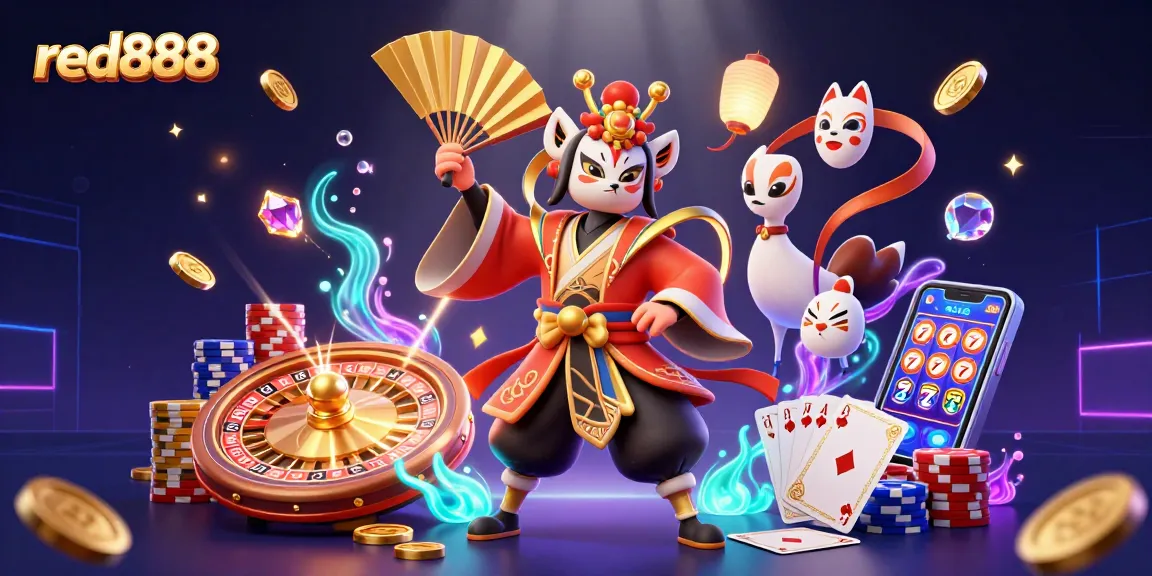 Experience winning moments at red888 with captivating gaming elements and dynamic casino visuals.