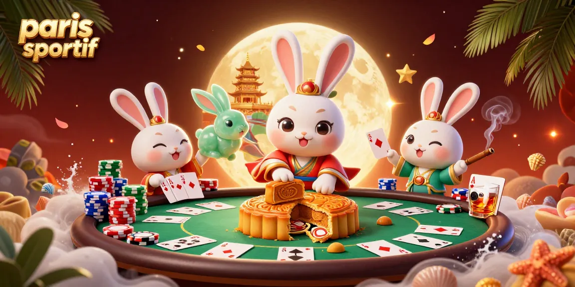 Paris sportif : pariez avec le lapin de lune et découvrez des jetons de poker fantastiques.