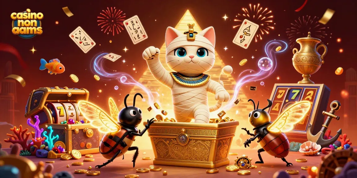 Scopri il divertimento nei casino non AAMS con una mummia egizia e giochi emozionanti.