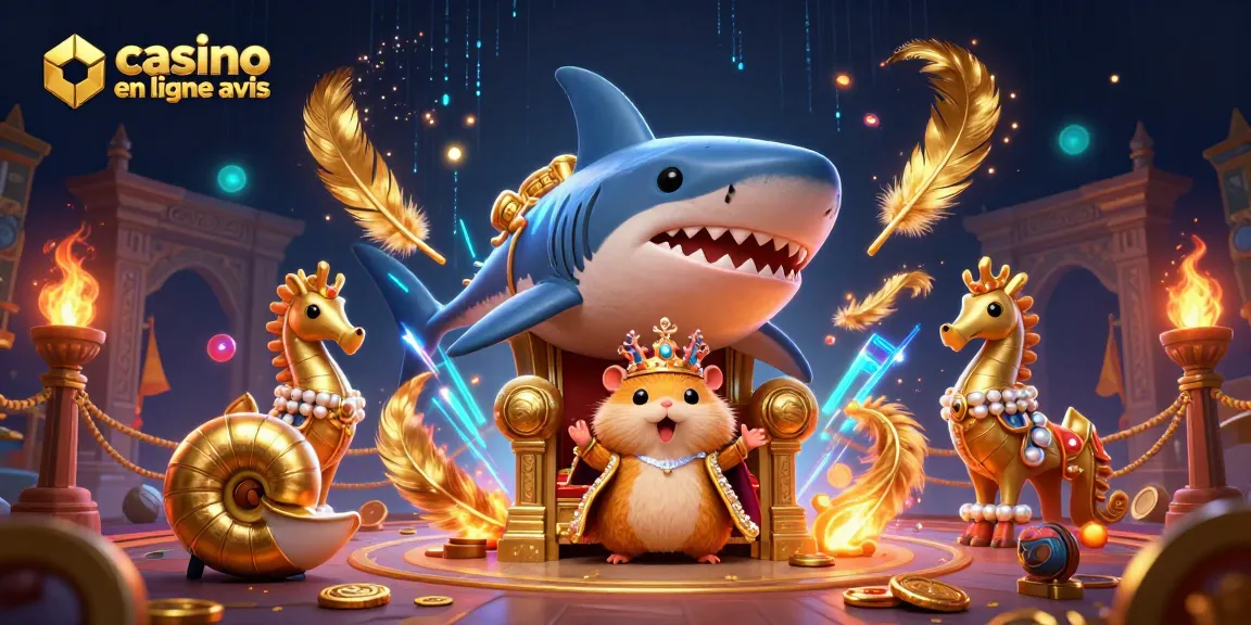 Un aperçu de casino en ligne avis avec des personnages 3D captivants, des effets magiques et des jetons éparpillés