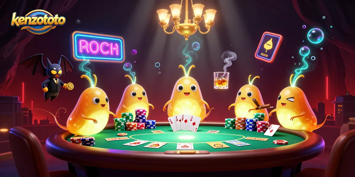 Play kenzototo in a cave casino illuminated by glowworms and a bat dealer.