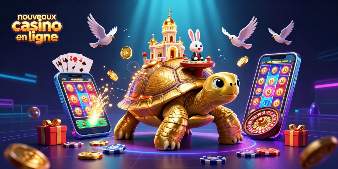 Les nouveaux casinos en ligne dévoilent des jeux captivants, avec une tortue dorée et un croupier en direct.