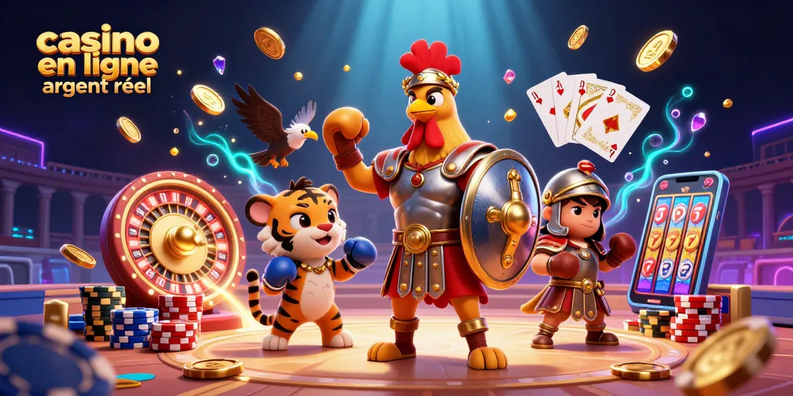 Illuminez votre expérience de jeu avec "casino en ligne argent réel" dans une scène dynamique pleine d'énergie.