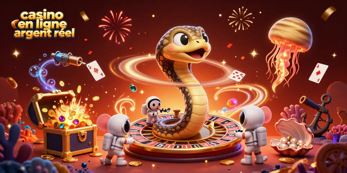 Découvrez les plateformes de casino en ligne argent réel, avec des astronautes jouant sur des anneaux de Saturne.