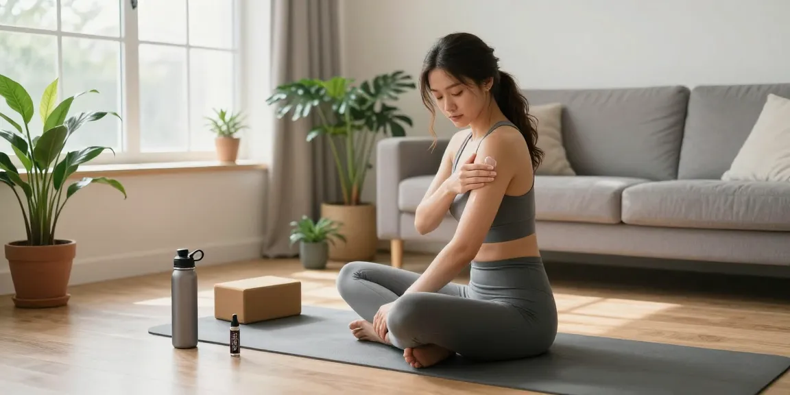 Embracing wellness with Lost Mary BM6000 for a refreshed and natural recovery routine using CBD cream in a serene setting