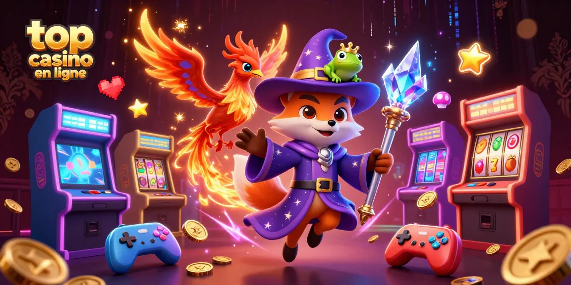 Attrapez les gains au top casino en ligne avec un sorcier, un phénix et une grenouille enchantée !