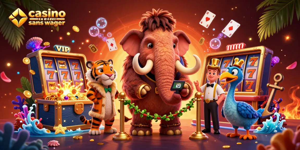 Jouer aux machines à sous dans un casino en ligne sans wager avec des personnages animés.