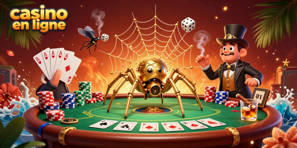Célébrez vos gains au casino en ligne avec un éclairage dramatique et des éléments ludiques.