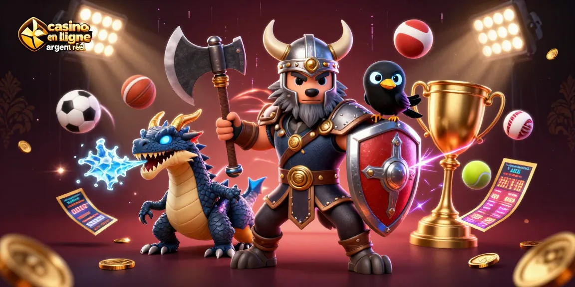 Appréciez le jeu et les gains au casino en ligne argent réel avec des personnages fantastiques dans un monde vibrant.