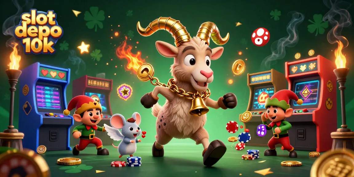Bermain slot depo 10k dengan suasana kasino yang seru dan menarik, penuh dengan warna dan detail