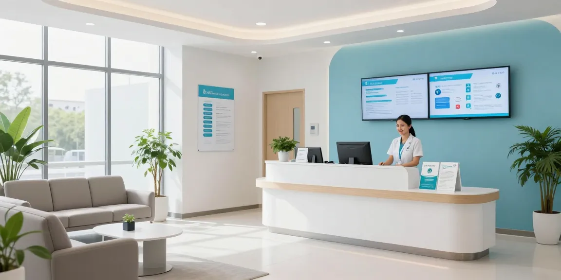 Individual health insurance options in a welcoming healthcare clinic environment with patient care focus.