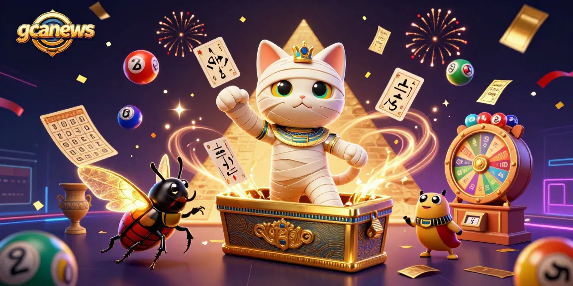 gcanews celebrates the excitement of dynamic casino events with a colorful 3D illustration.