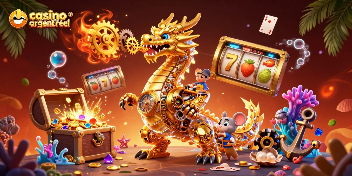 Émerveillez-vous devant le dragon doré dans un casino en ligne argent réel qui explore les trésors et les jackpots.