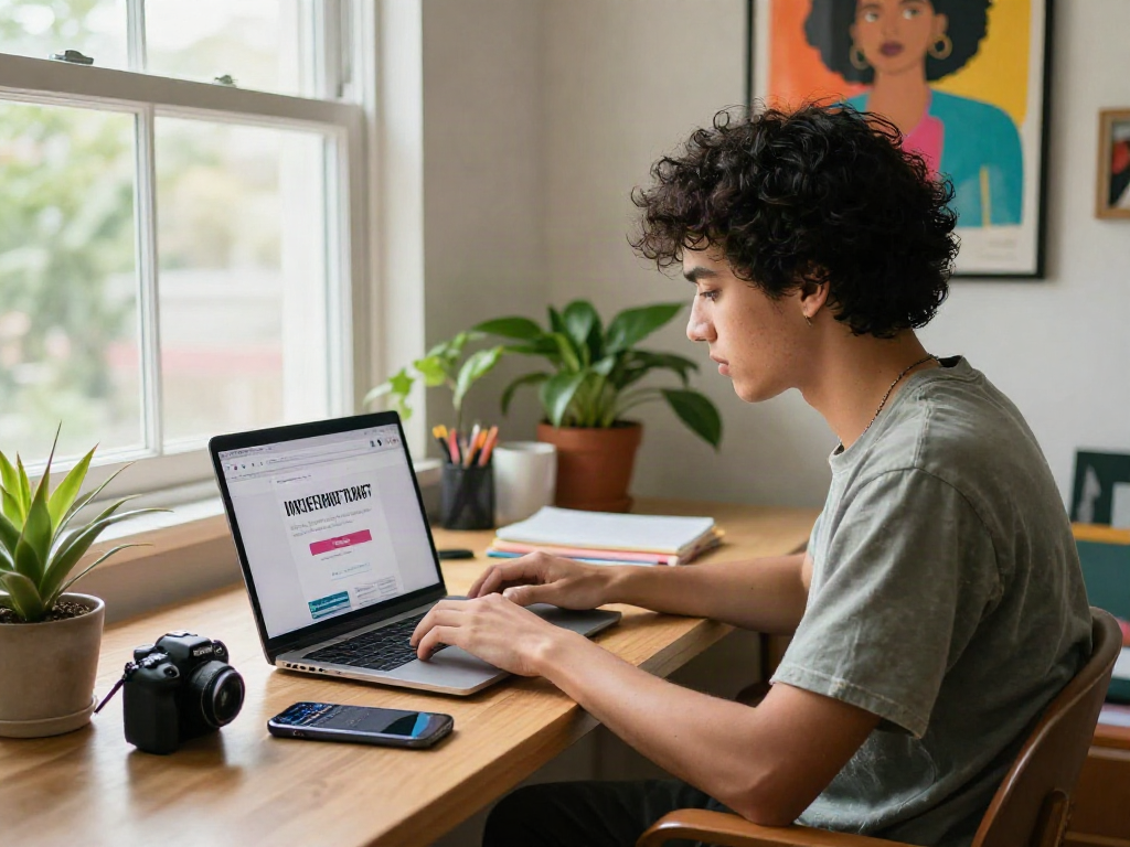 Engaging workspace scene illustrating the test of attractiveness process.