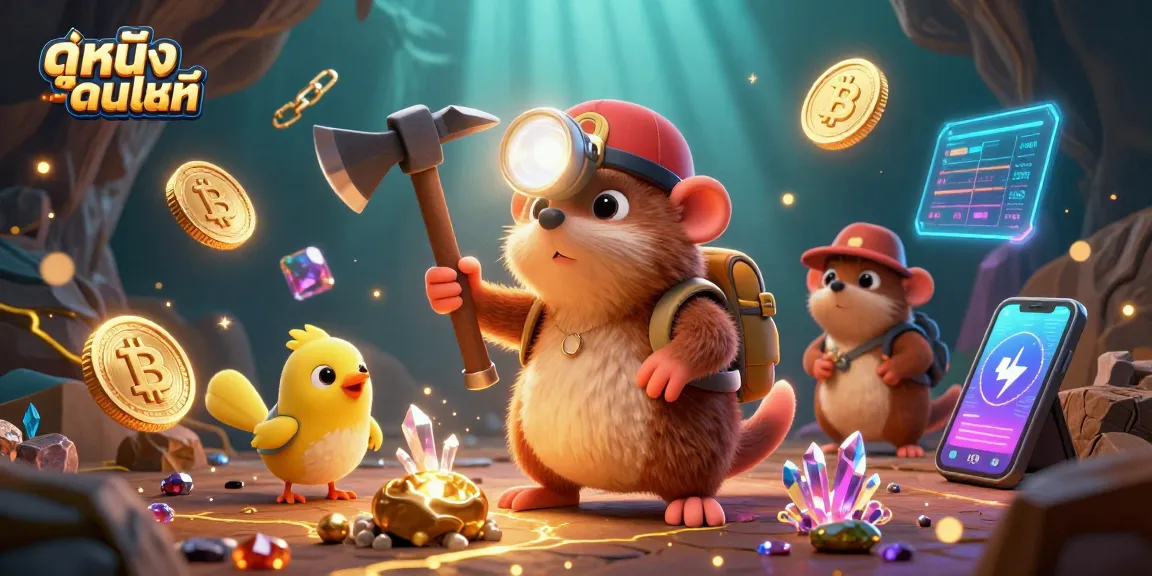 Enjoy ดูหนังออนไลน์ with high-quality streaming in a vibrant online casino themed scene.