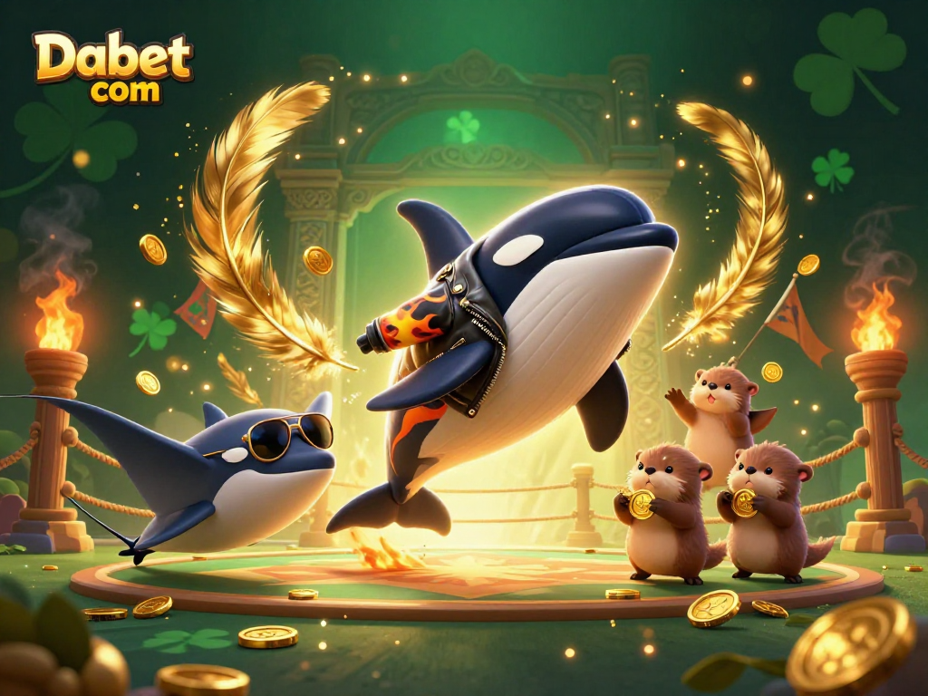 Join the excitement at Dabet com with thrilling games featuring vibrant characters and golden coins.
