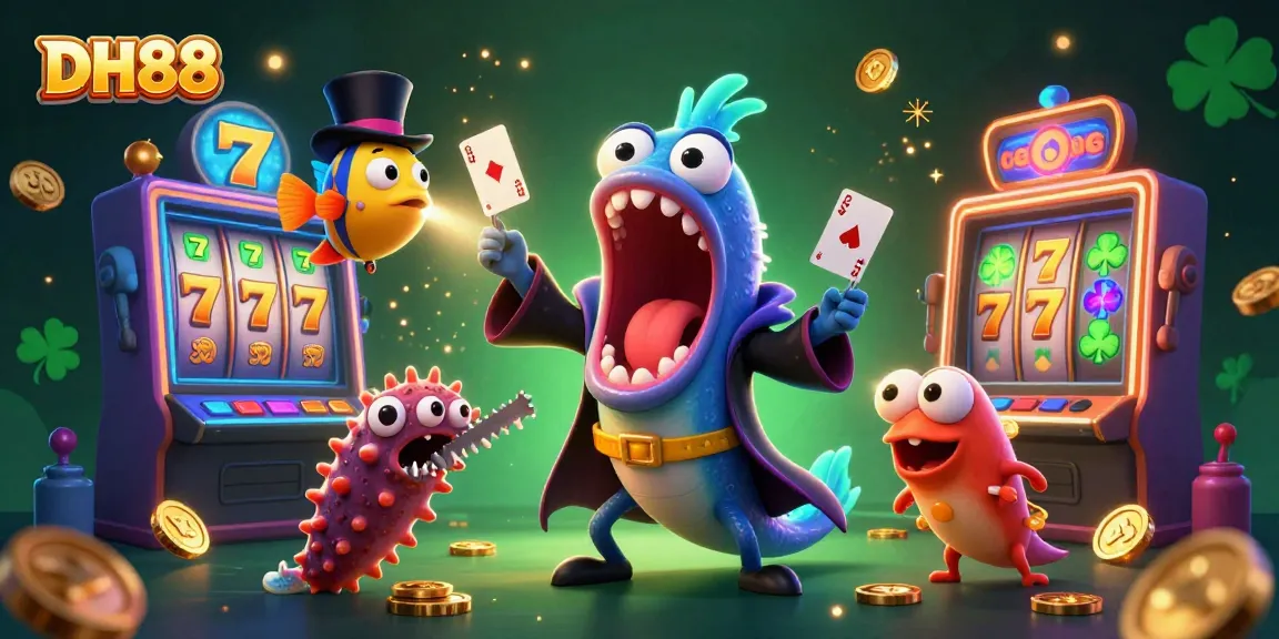 Experience thrilling card tricks at DH88 with magical underwater characters and dynamic slot machines.