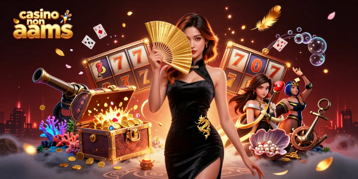 Interagisci con temi captivanti dei casinò non AAMS in un'illustrazione 3D ultra-dettagliata.